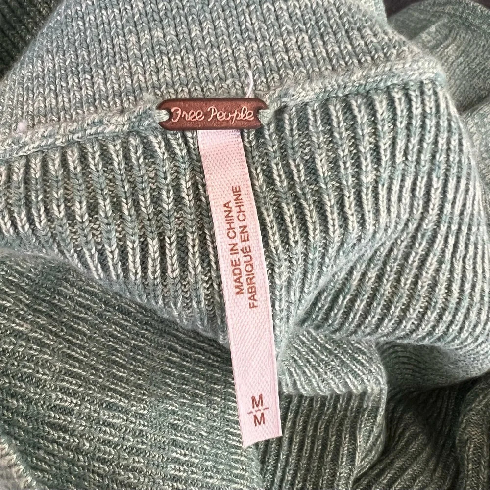 Free People Olive Green Midi Comfortable Elastic Stretch Skirt Size Medium - Picture 14 of 14